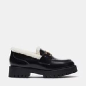 Lando Fur Black Leather